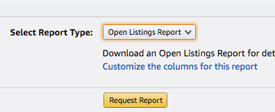 amazon run open listing report 3