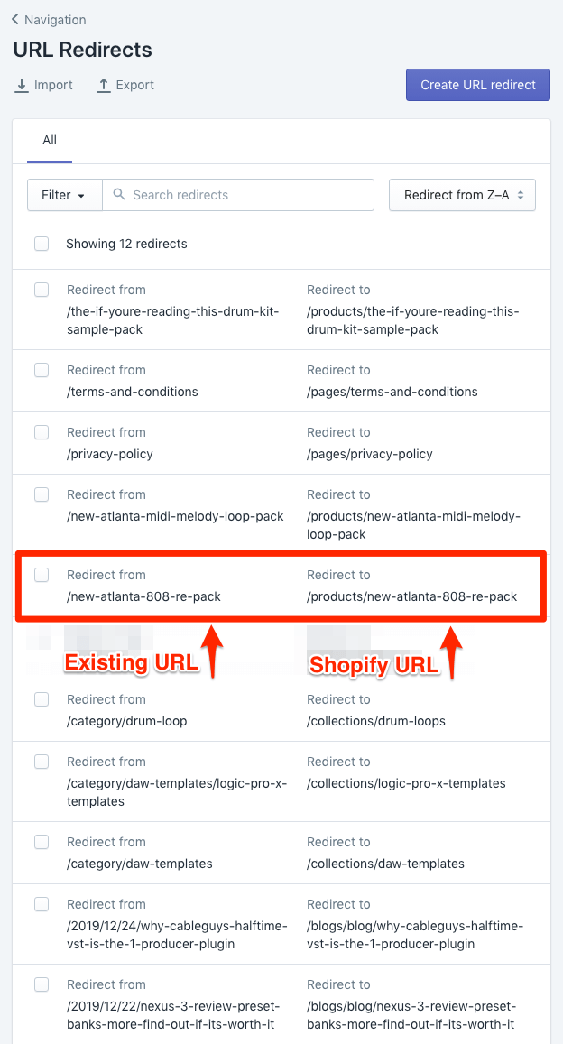How To Add A 301-Redirect To Shopify